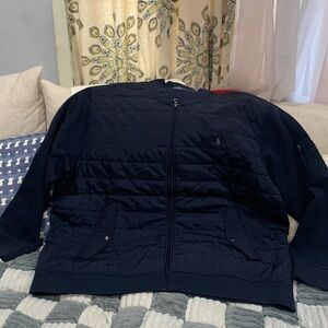 No tag never used beautiful jacket PoloRalphLauren color navy blue size 3XB